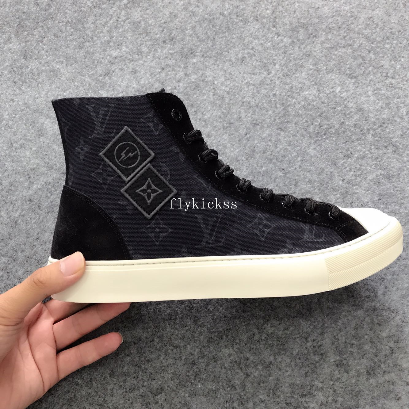 LV X Fragment High Top Shoes